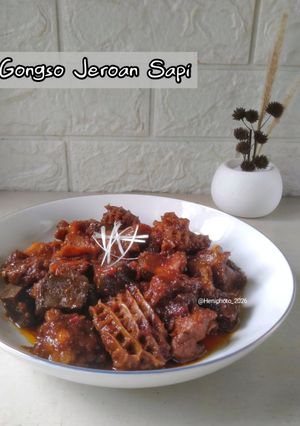 Foto resep Gongso Jeroan Sapi