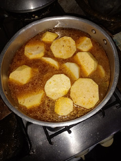Una foto de Churrascos con Boniato y Papas