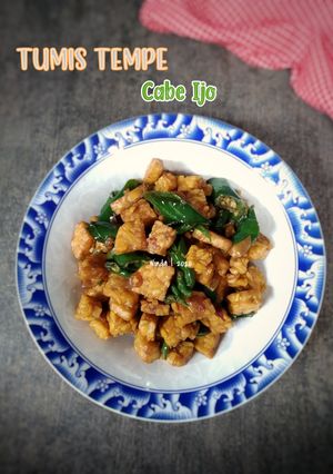 Foto resep Tumis Tempe Cabe Ijo