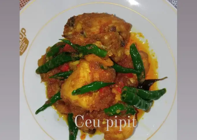 Ayam bumbu acar cabe ijo