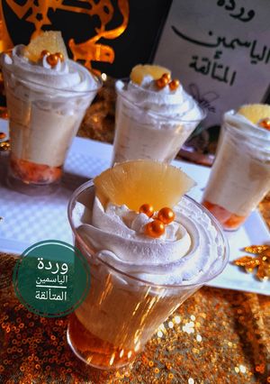 صورة لوصفة تحلية موس اناناس