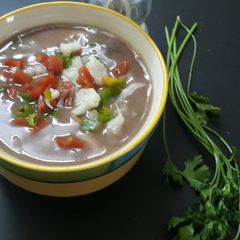 A picture of Ragi soup.