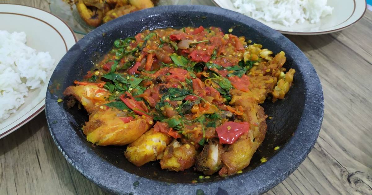 Resep Ayam Penyet Sambal Kemangi Oleh Mamagenta Cookpad