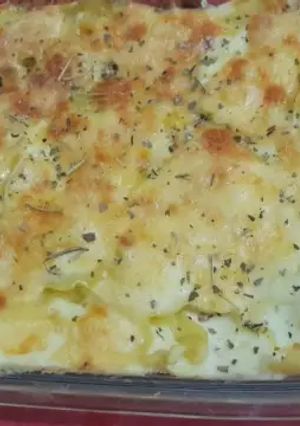 A picture of Chicken lasagna.