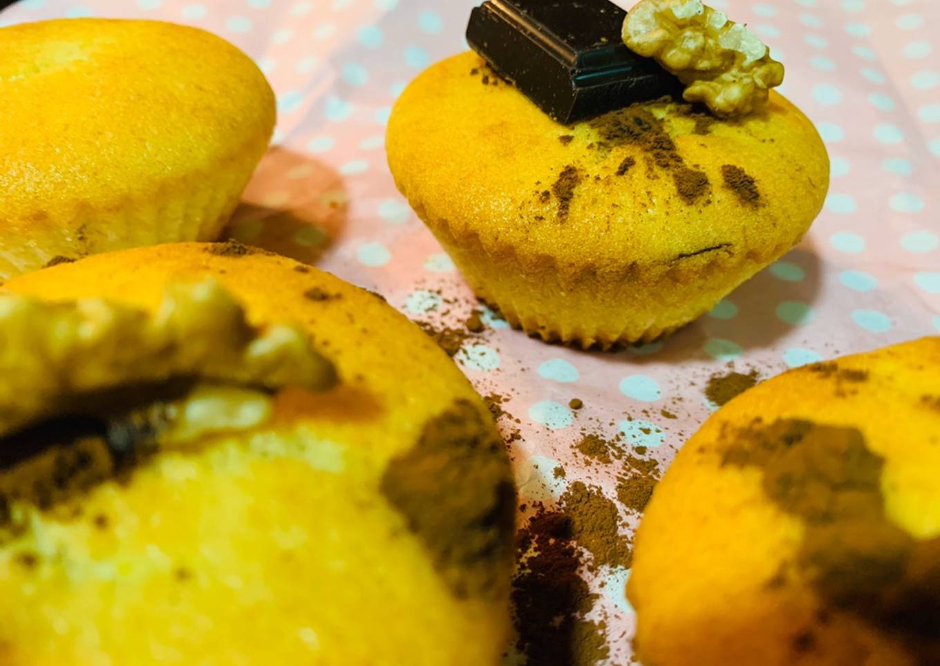 Cupcakes sorpresa de chocolate 🧁🍫🍫🧁