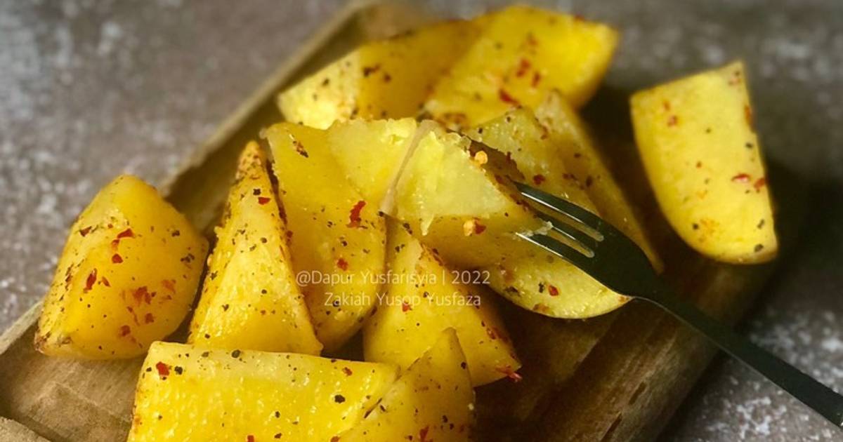Resipi Potato Wedges Microwave oleh Dapur Yusfarisyia Cookpad