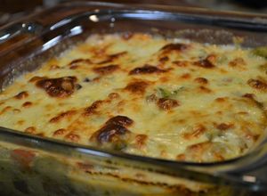 Una foto de Tortilla de vegetales al horno