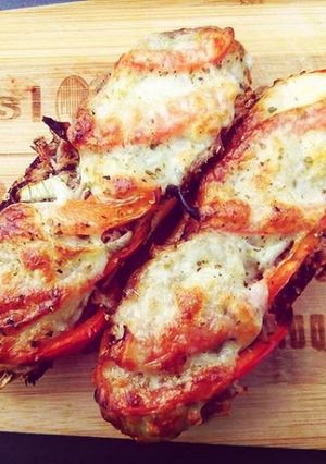 Une photo de Bruschetta chaude au thon