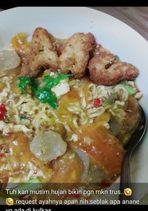 Foto resep Seblak Suka2 (Krupuk,Bakso,mie)