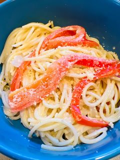 A picture of Red Pepper Spaghetti 🍝.