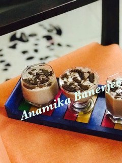 A picture of Banana Cremé Cheese Nutella- Choco Oreo Milkshake.