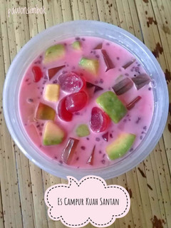 Foto resep Es Campur Kuah Santan
