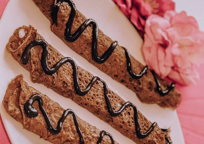 ПП Ажурные шоколадные блинчики