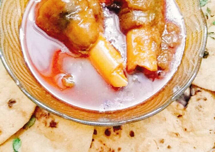 Step-by-Step Guide to Make Paya curry with tandoori roti