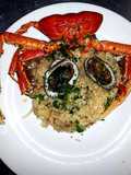 Arroz con cangrejo casero