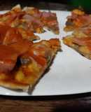 Pizza de arrachera al sartén a las 3 m