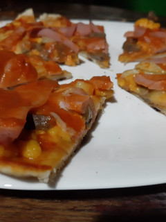 Una foto de Pizza de arrachera al sartén a las 3 m