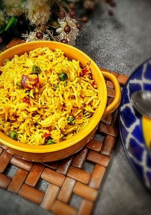 A picture of Vegetable Pulao.