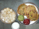 ગાલીક પરોઠા(garlic paratha recipe in gujarati)