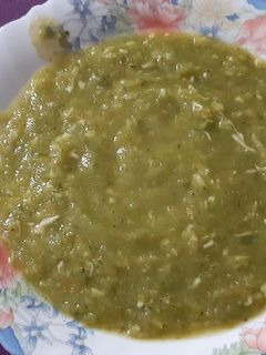 Una foto de Puré de verduras