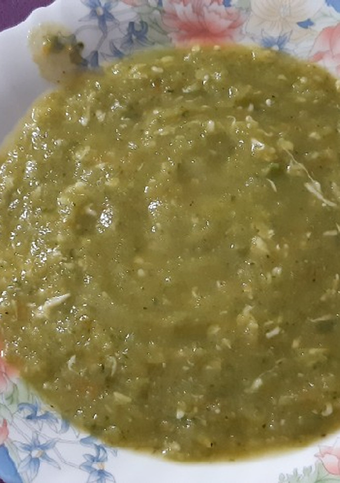 Una foto de Puré de verduras