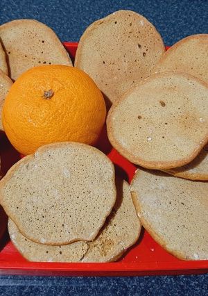 Una foto de BUÑUELOS DE MANDARINA🍊 AL HORNO