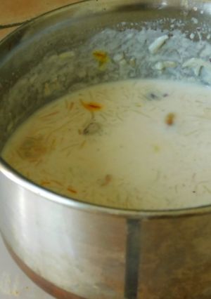 A picture of Rice Vermicilli Payasam.