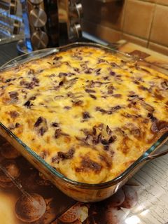 Besameles karfiol bulgurral csirkemell ágyon recept fotója