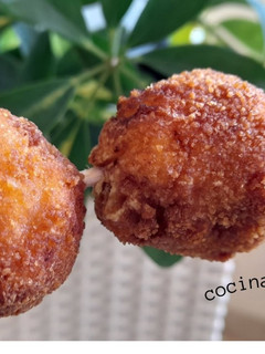 Una foto de Bolitas de flamenquín -con pollo-