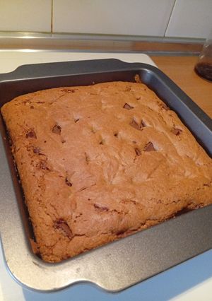 Una foto de Brownie de galletas