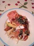 Filete de pollo con vegetales