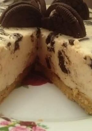 Una foto de Pay de galletas oreo