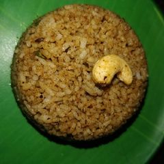 A picture of Curry leaves rice.