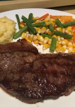 Foto resep Home made Steak with mushroom sauce😊