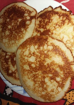 A picture of Rice pancakes|vibibi #4weekschallenge #charityrecipe.