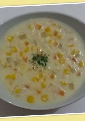 Foto resep Chicken Corn Cream Soup