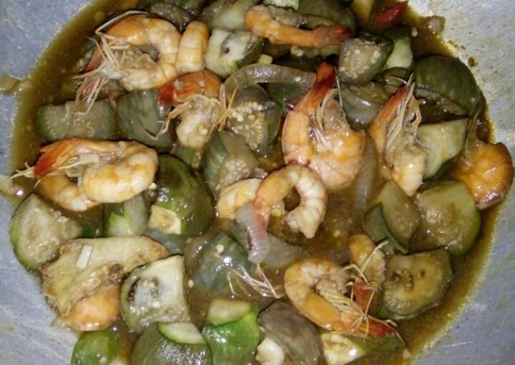 Resep Tumis Udang Terong Bulat yang Sempurna