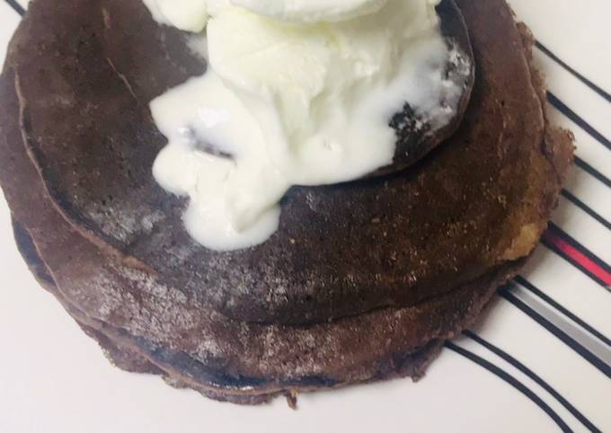 Oats & Chocolate pancakes Recipe