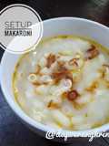 Setup makaroni telur tanpa daging(kuah susu murni asli boyolali)