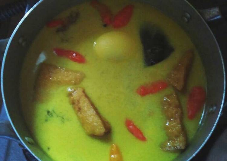Resep Terik tahu telur kentang Lezat