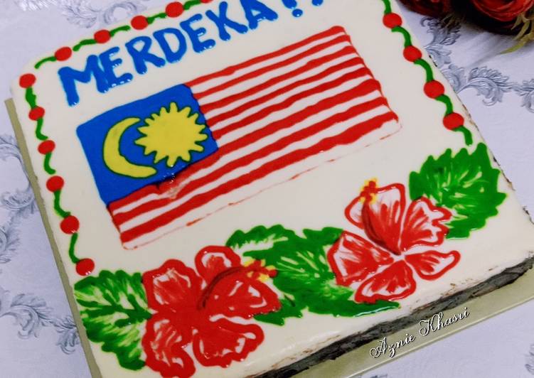 Kek batik cheese merdeka #merdeka #chefzam