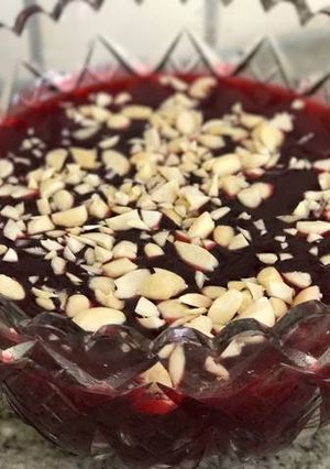 Une photo de 🇩🇰 ️Gruau de fruits rouge