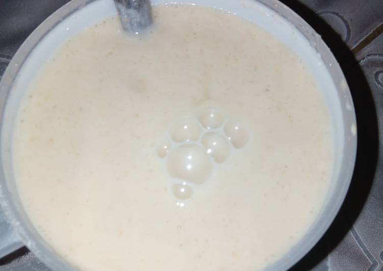 Simple Way to Prepare Super Quick Homemade Kunun Alkama and milk | Satisfyingrecipe.web.app