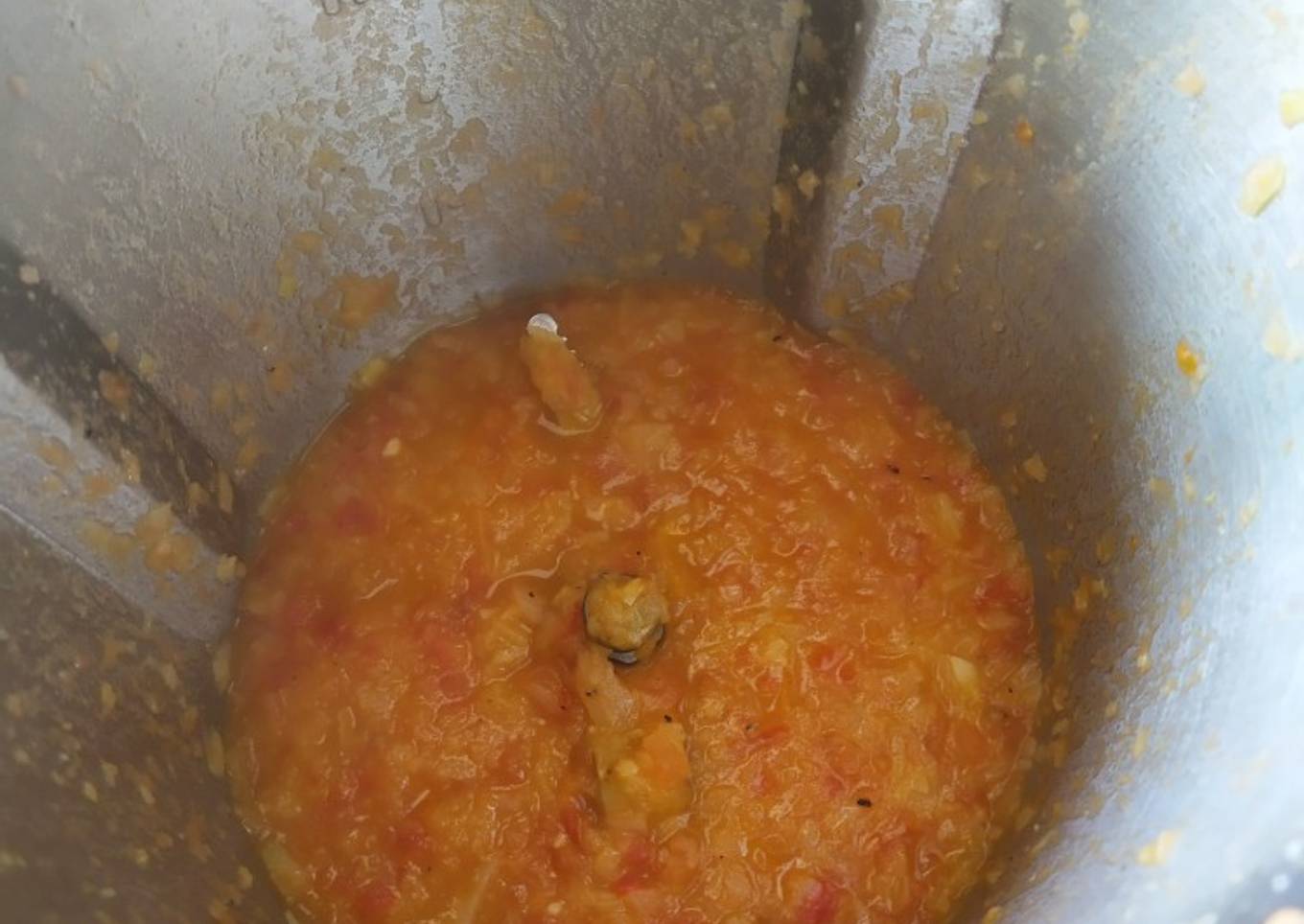 Sofrito para fideuá. Robot mambo