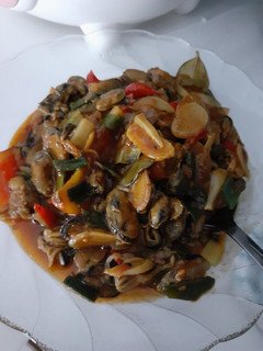 Foto resep Kerang ijo asam manis