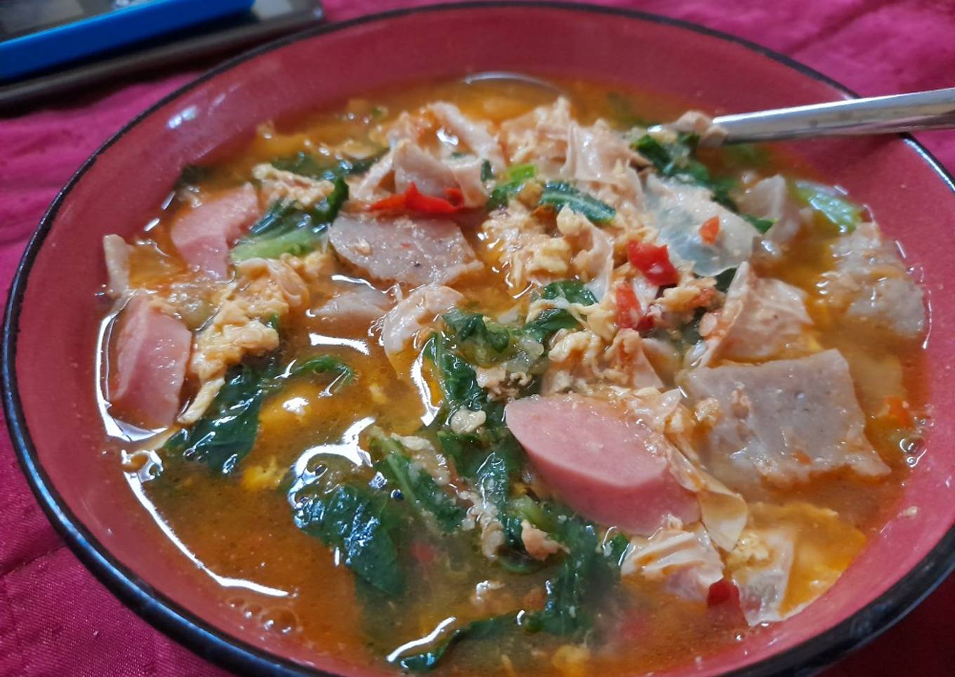 Seblak 'Sehat' Kembang Tahu