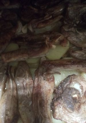 Una foto de Chuletas de cordero al horno