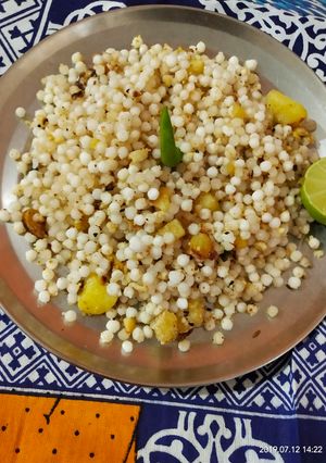 A picture of Sabudaana khichdri.