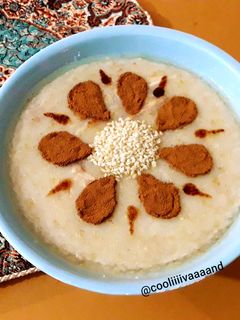 عکسی از دستور حلیم آسان با بلغور گندم و مرغ