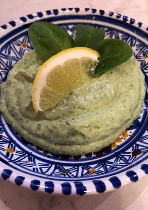 Spenótos-mascarponés avokádókrém recept fotója
